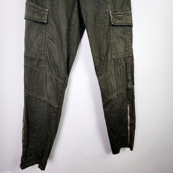 J. Brand Dark Green Cargo Pants Size 27 Retro Utility Outdoor Gorpcore Minimal - Picture 4 of 7